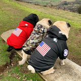 Hot Pet Dogs Clothes Raincoat for Puppy Small Big Dogs Clothing French Bulldog Clothes Pug Hoodies Dog Windbreaker Jacket S-5XL daiiibabyyy