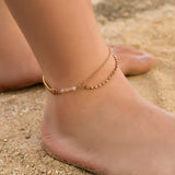 Ankle Bracelet Foot Jewelry Beach Accessories Crystal Rhinestone Foot Chain Anklets For Women Gold Color Leg Bracelet Boho daiiibabyyy
