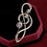 ZOSHI Fashion Jewelry High Quality Vintage Gold Brooch Pins Austria Crystals Imitation Pearl Flower Brooch Wedding Accessories daiiibabyyy