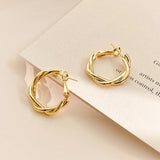 2021 Fashion Minimalist Large Circle Geometric Round Big Hoop Earrings For Women Girl Wedding Party Jewelry daiiibabyyy