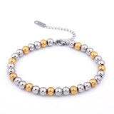 Stainless Steel Bracelet Women Bead Bracelet For Women Men Jewelry Couple Bracelet Charm Bracelet Jewelry Accessory Gift daiiibabyyy