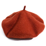 Women Girls Beret French Artist Warm Wool Winter Beanie Hat Retro Vintage Plain Beret Solid Color Elegant Ladies Winter Caps daiiibabyyy