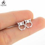 Lovely Stainless Steel Cat Earrings for Women Children Jewelry Trendy Cute Animal Dog Paw Stud Earrings Girls Birthday Gifts daiiibabyyy