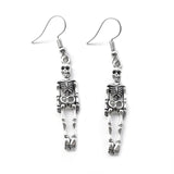 Earrings for Women Girls Drop Dangle Teens Charm Gift Party Simple Punk Cool Halloween Skull Cross Horror Skeleton Death Bat daiiibabyyy