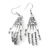 Earrings for Women Girls Drop Dangle Teens Charm Gift Party Simple Punk Cool Halloween Skull Cross Horror Skeleton Death Bat daiiibabyyy
