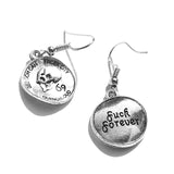 Earrings for Women Girls Drop Dangle Teens Charm Gift Party Simple Punk Cool Halloween Skull Cross Horror Skeleton Death Bat daiiibabyyy