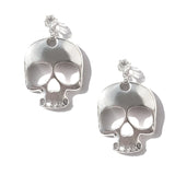 Earrings for Women Girls Drop Dangle Teens Charm Gift Party Simple Punk Cool Halloween Skull Cross Horror Skeleton Death Bat daiiibabyyy