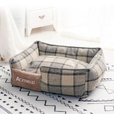 Pet Dog Bed Warm Pet Bed Removable Soft Pet Bed for Dogs Washable House Sofa Mats Sleeping Beds Cat Puppy Cotton Kennel Mat daiiibabyyy