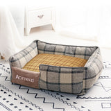 Pet Dog Bed Warm Pet Bed Removable Soft Pet Bed for Dogs Washable House Sofa Mats Sleeping Beds Cat Puppy Cotton Kennel Mat daiiibabyyy