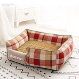 Pet Dog Bed Warm Pet Bed Removable Soft Pet Bed for Dogs Washable House Sofa Mats Sleeping Beds Cat Puppy Cotton Kennel Mat daiiibabyyy