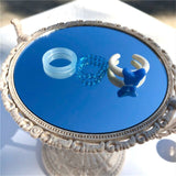 2021 New Korean Vintage Aesthetic Colorful Acrylic Rhinestone Resin Ring Geometry Simple Rings Set For Women Girls Jewelry Gifts daiiibabyyy