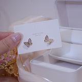 Korean New Design Fashion Jewelry Exquisite Copper Inlay Color Zircon Flower Leaf Garland Women Earrings daiiibabyyy