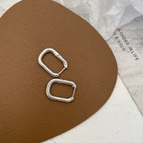 Flashbuy Hot Selling Gold Chic O Shaped Hoop Earrings Women's Chunky Hoops Geometrical Earrings Minimalist Jewelry daiiibabyyy