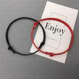 New Simple Handmade Anklets Adjustable Rope Lucky Ankle bracelet Foot Accessories for Girl Women
