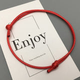 New Simple Handmade Anklets Adjustable Rope Lucky Ankle bracelet Foot Accessories for Girl Women daiiibabyyy