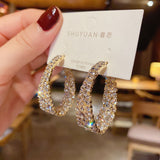 New style show face small high-end atmosphere decoration fashion women temperament personality exaggerated ear ring women daiiibabyyy