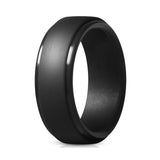 Men&Women New Men Silicone Rings 7-12 Size Hypoallergenic Flexible Men Wedding Rubber Bands 8mm Food Grade Silicone Finger Ring daiiibabyyy