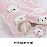 Pet Blanket Soft Thickened Fleece Pad Flannel Bed Mat For Puppy Dog Cat Sofa Cushion Home Rug Keep Warm Sleeping Cover daiiibabyyy