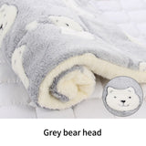 Pet Blanket Soft Thickened Fleece Pad Flannel Bed Mat For Puppy Dog Cat Sofa Cushion Home Rug Keep Warm Sleeping Cover daiiibabyyy