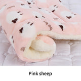 Pet Blanket Soft Thickened Fleece Pad Flannel Bed Mat For Puppy Dog Cat Sofa Cushion Home Rug Keep Warm Sleeping Cover daiiibabyyy