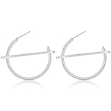 Golden Big hoop Earrings Korean Geometry Metal Gold Earrings For women Female Retro Drop Earrings 2021 Trend Fashionneel Jewelry daiiibabyyy