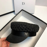 2021 New Brand Spring New Style Pleated Breathable Navy Hat Autumn Outdoor Leisure Visor Cap Beret Hats for Women daiiibabyyy
