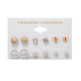 6Pairs Punk Hoop Earrings Set Big Circle Earrings Jewelry for Women Girls Steampunk Ear Clip Punk Style Earring Ear Ring daiiibabyyy