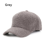 1Pc 2021 Outdoor Warm Winter Cap Wool Thicken Baseball Cap Women Girls Solid Snapback Adjustable Hip-Hop Hat Visor 56-60cm GIFTS daiiibabyyy