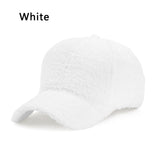 1Pc 2021 Outdoor Warm Winter Cap Wool Thicken Baseball Cap Women Girls Solid Snapback Adjustable Hip-Hop Hat Visor 56-60cm GIFTS daiiibabyyy