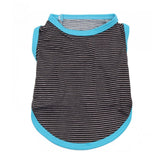 Summer Striped Dog Shirt Cotton Casual Pet Vest Comfortable  Dog Costume Puppy T-Shirt Breathable Dog Clothes daiiibabyyy