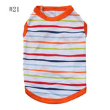 Summer Striped Dog Shirt Cotton Casual Pet Vest Comfortable  Dog Costume Puppy T-Shirt Breathable Dog Clothes daiiibabyyy