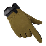 Mens Lightweight Summer Breathable Tactical Gloves Riding Non-slip Wearable Full Finger and Half Finger Gloves daiiibabyyy