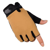 Mens Lightweight Summer Breathable Tactical Gloves Riding Non-slip Wearable Full Finger and Half Finger Gloves daiiibabyyy