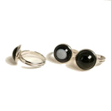 Men's Gothic Evil Eye Ball Design Charm onyx Ring Punk Finger Jewelry Gift Stainless Steel Rings Men Fashion Jewelry daiiibabyyy