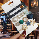 New Starfish Hair Clip For Women 2021 Korean Acrylic Hairpins Geometric Crystal Hair Barrettes Girl Hair Accessories Hairgrip daiiibabyyy