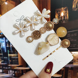 New Starfish Hair Clip For Women 2021 Korean Acrylic Hairpins Geometric Crystal Hair Barrettes Girl Hair Accessories Hairgrip daiiibabyyy