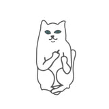 Funny White Cats Enamel Pin Branch Leaf Banana Cat Animals Brooch Women Men Lapel Pins Denim Jeans Badge Cartoon Jewelry Gifts daiiibabyyy