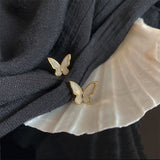 Korean Retro Acrylic Butterfly Earrings Fashion Cute Animal Brincos  Statement stud Earrings Jewelry Gift daiiibabyyy