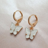 Korean Retro Acrylic Butterfly Earrings Fashion Cute Animal Brincos  Statement stud Earrings Jewelry Gift daiiibabyyy
