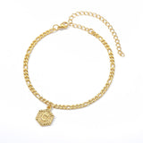 Initial A-Z Letter Anklet Braceles Boho Summer Beach Barefoot Foot Stainless Steel Gold Leg Chain Charm Jewelry Friendship Gifts daiiibabyyy