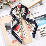 AWAYTR Square Silk scarf 60*60cm Headband hairbands Hair Hoop Accessories For Women Girl Lady Head Neck Satin Scarf Handkerchief daiiibabyyy