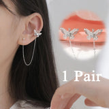 2021 Fashion Minimalist Long Earring Silver Color Simple Tassel Chain Statement Earrings Women Korea Joker Ear Line Jewelry Gift daiiibabyyy