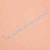 Stonefans Bohemia Rhinestone Anklet for Women Bracelet on the leg Boho Geometric Anklet Foot Jewelry Barefoot Sandals Chain daiiibabyyy