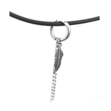 Double Pierced Conjoined Chain Earrings for Female European and American Simple Punk Street Girls Boy Single Earrings daiiibabyyy
