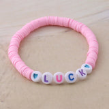 NeeFu WoFu DIY Digital Letter bracelets Boho Name Women Number Handmade Bracelets Custom Disc Beads Digital Pulseras African daiiibabyyy