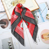 AWAYTR Square Silk scarf 60*60cm Headband hairbands Hair Hoop Accessories For Women Girl Lady Head Neck Satin Scarf Handkerchief daiiibabyyy