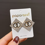 Luxury Brand Gold Color Star Earrings for Women 2021 New Fashion Crystal Pearl Geometric Dangle Earrings Female Wedding Jewelry daiiibabyyy