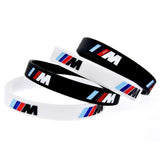 Fashionable silicone engraved sports bracelet, M performance, used for BMW Club M3, M5, M6, series Jewelry Gifts Accessories