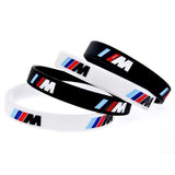 Fashionable silicone engraved sports bracelet, M performance, used for BMW Club M3, M5, M6, series Jewelry Gifts Accessories daiiibabyyy