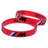 Fashionable silicone engraved sports bracelet, M performance, used for BMW Club M3, M5, M6, series Jewelry Gifts Accessories daiiibabyyy